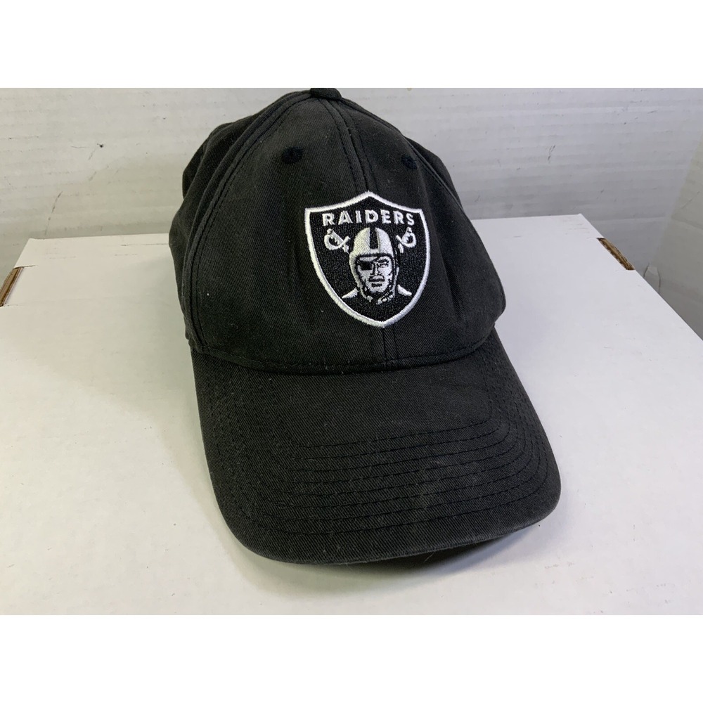 Las Vegas Raiders Oakland Raiders Cap Hat Nation Team Apparel  Black Silver NFL - Picture 2 of 7